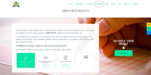 How to Login to Neco Result Account 