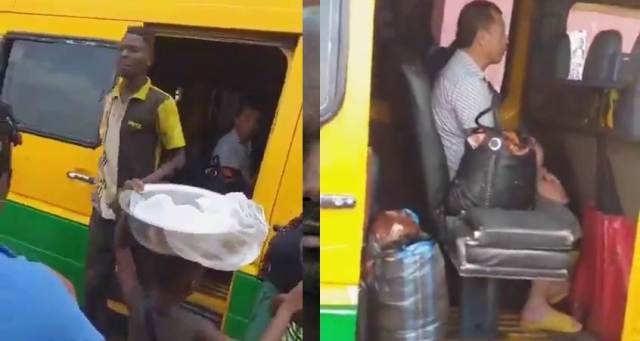 (Watch video) Coronavirus: Ghanaians flees as Chinese men enters their Bus (video) 2