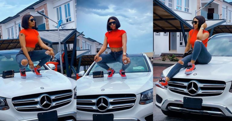 “Life is tough when everyone is watching your next move” – Mercy Eke says, shares adorable photos