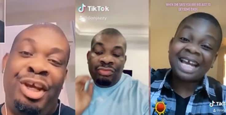 Don Jazzy reacts as man says any guy who uses tiktok app is capable of wearing G-strings