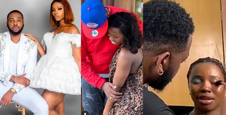Teddy A shares video of himself applying make-up on his wife, Bambam