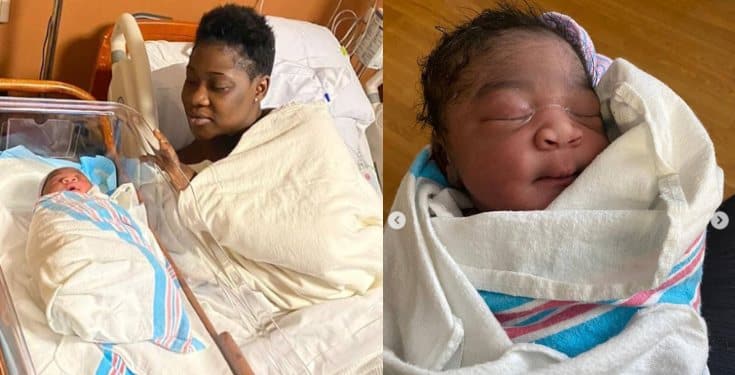 Mercy Johnson and husband welcome their 4th child in the U.S. (Photos)