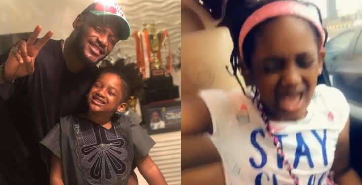 This video of 2face’s daughter singing Simi’s ‘duduke’ will melt your heart