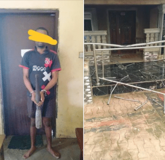 Man arrested for killing his children with wooden pestle in Anambra