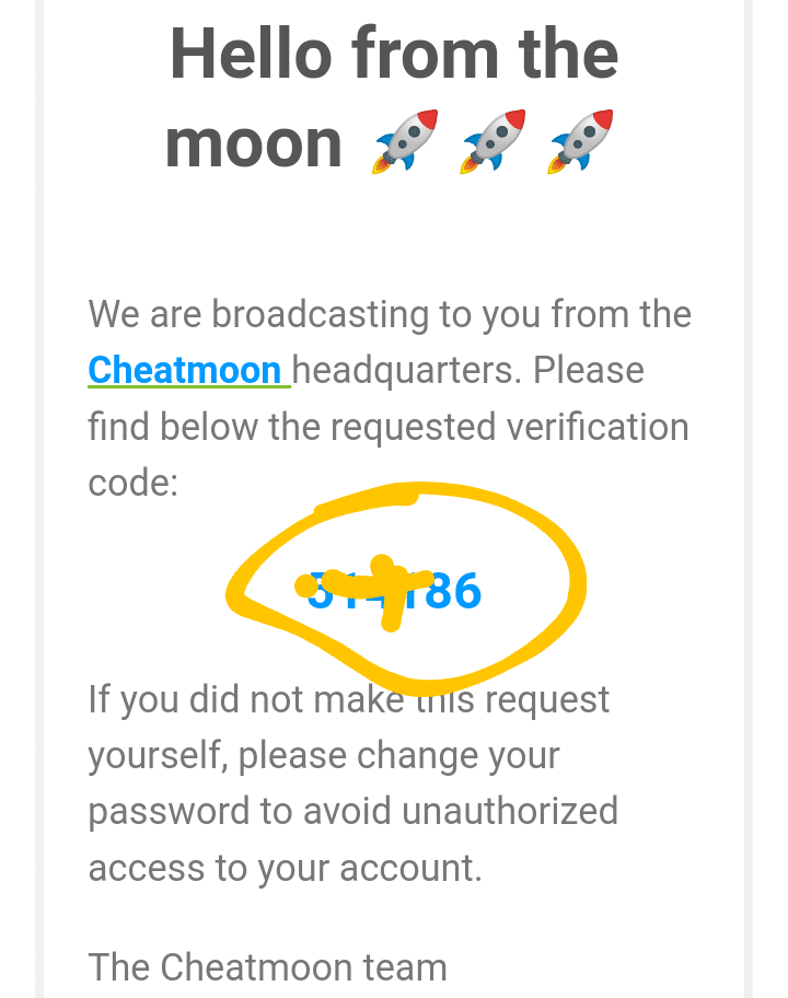 Cheatmoon Network Sign Up-how to create Cheatmoon Account